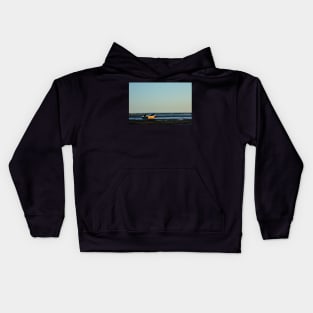 Nicaragua - coucher de soleil sur bateau de pêcheur Kids Hoodie